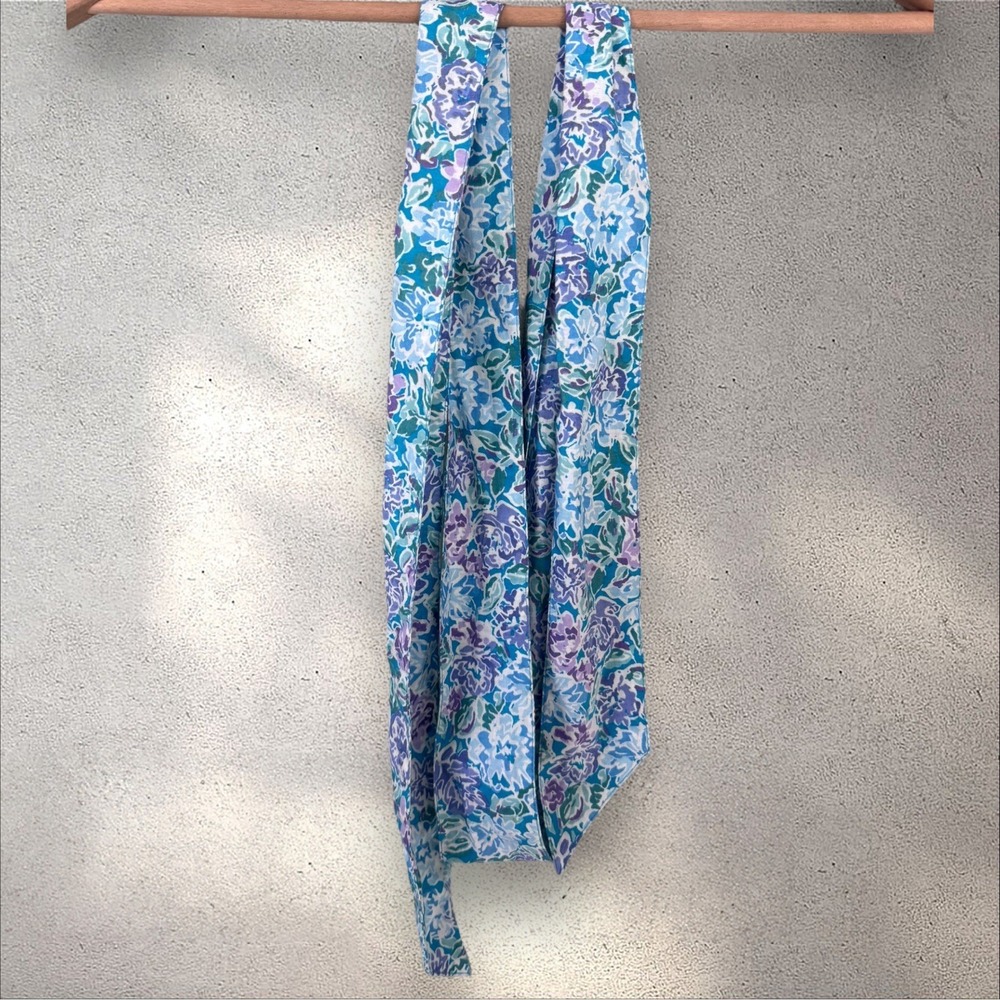 Vtg LAURA ASHLEY Floral Puff Sleeve Square Neck Cotton Cottagecore Dress Sz US 6 - Picture 7 of 8